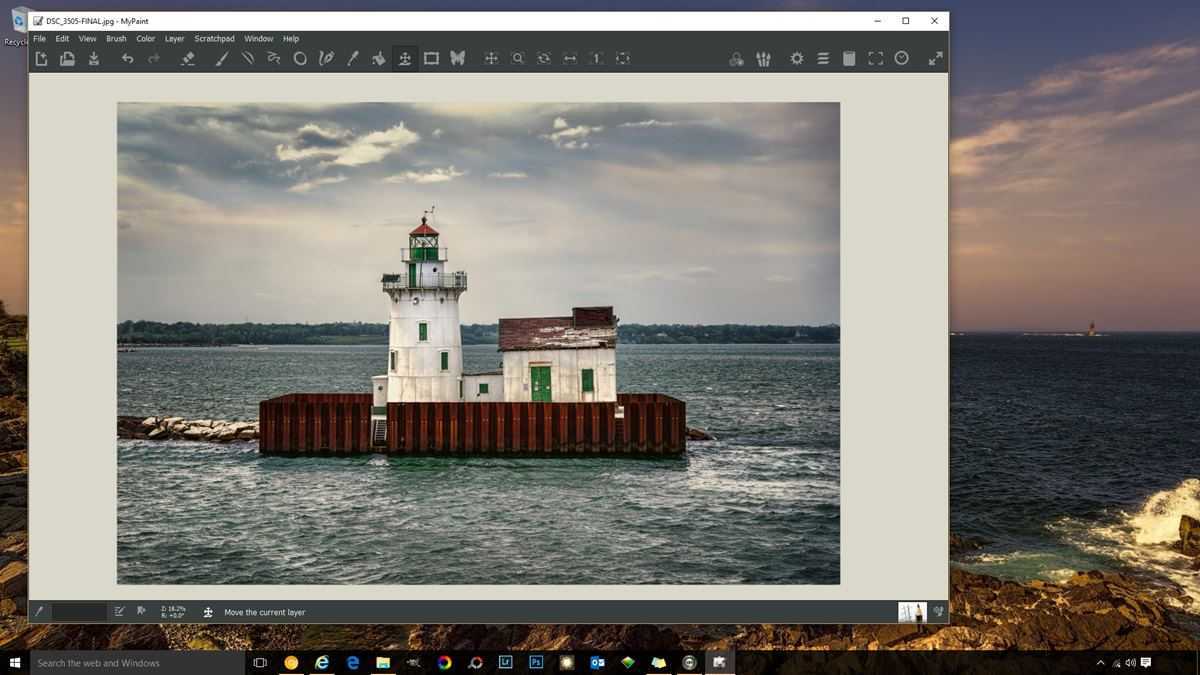 MyPaint free opensource photo editor for windows