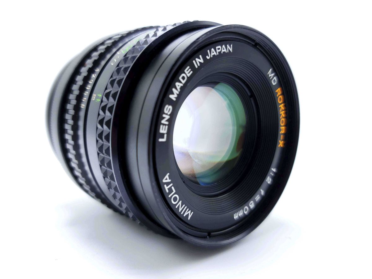 Minolta 50mm F/2 ROKKOR-X Manual Focus Prime Lens (MD-Mount)